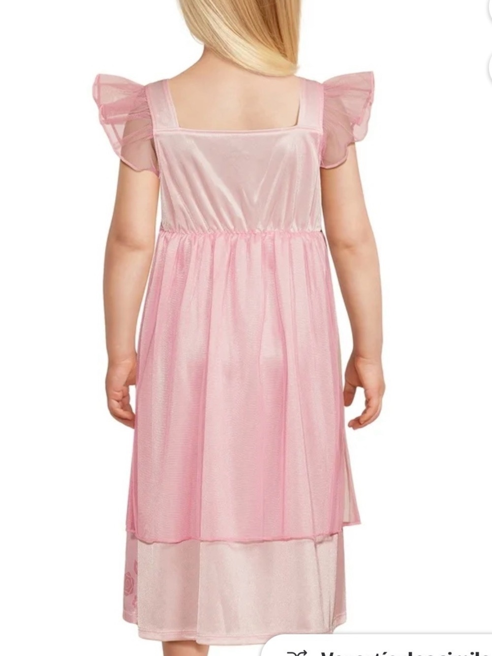 Girls Pink Disney Princess Nightgown Dress Size 5T - Picture 2 of 14